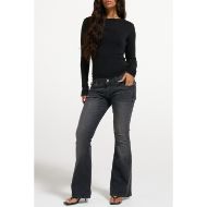 Picture of JUICY COUTURE WOMEN'S TOP DIAMANTE DOG CREST LONG SLEEVE BLACK 7