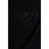 Picture of JUICY COUTURE WOMEN'S TOP DIAMANTE DOG CREST LONG SLEEVE BLACK 3