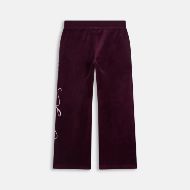 Picture of JUICY COUTURE WOMEN'S PANTS SCRIPT REBELLE OG STRAIGHT WINETASTING 2