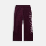 Picture of JUICY COUTURE WOMEN'S PANTS SCRIPT REBELLE OG STRAIGHT WINETASTING 1
