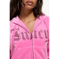 Picture of JUICY COUTURE WOMEN'S SWEATSHIRT ICCLE OLD GOTHIC HOODIE WILD ORCHID 6
