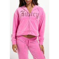 Picture of JUICY COUTURE WOMEN'S SWEATSHIRT ICCLE OLD GOTHIC HOODIE WILD ORCHID 4