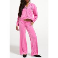 Picture of JUICY COUTURE WOMEN'S SWEATSHIRT ICCLE OLD GOTHIC HOODIE WILD ORCHID 7