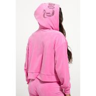 Picture of JUICY COUTURE WOMEN'S SWEATSHIRT ICCLE OLD GOTHIC HOODIE WILD ORCHID 5