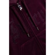 Picture of JUICY COUTURE WOMEN'S SWEATSHIRT ICCLE OLD GOTHIC HOODIE WINETASTING 3