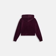 Picture of JUICY COUTURE WOMEN'S SWEATSHIRT ICCLE OLD GOTHIC HOODIE WINETASTING 2