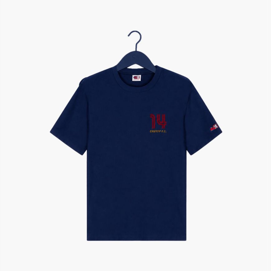 Picture of CRUYFF MEN'S HERITAGE JOHAN TEE BEACON BLUE