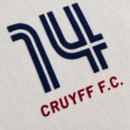 Picture of CRUYFF MEN'S HERITAGE JOHAN TEE LIGHT GREY MELANGE 3