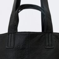 Picture of ALLSAINTS WOMEN'S LUTECE LEATHER TOTE BAG BLACK 5
