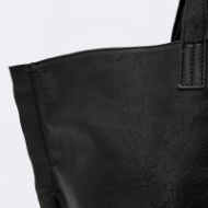 Picture of ALLSAINTS WOMEN'S LUTECE LEATHER TOTE BAG BLACK 4