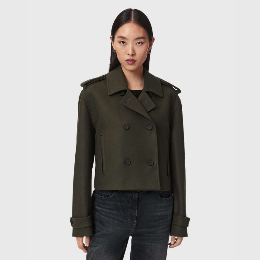 Снимка на ALLSAINTS ДАМСКО ЯКЕ LOWLA JACKET DARK KHAKI GREEN