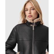 Снимка на ALLSAINTS ДАМСКО ЯКЕ LOREL SHEARLING FLYING JACKET BLACK/NATURAL 3