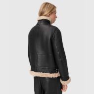 Снимка на ALLSAINTS ДАМСКО ЯКЕ LOREL SHEARLING FLYING JACKET BLACK/NATURAL 2