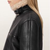 Снимка на ALLSAINTS ДАМСКО ЯКЕ LOREL SHEARLING FLYING JACKET BLACK/NATURAL 4