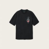 Снимка на ALLSAINTS МЪЖКА БЛУЗА SCIMITAR SHORT SLEEVE CREW WASHED BLACK 8
