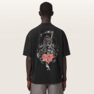 Снимка на ALLSAINTS МЪЖКА БЛУЗА SCIMITAR SHORT SLEEVE CREW WASHED BLACK 2