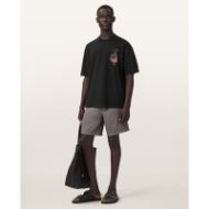 Снимка на ALLSAINTS МЪЖКА БЛУЗА SCIMITAR SHORT SLEEVE CREW WASHED BLACK 7