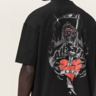 Снимка на ALLSAINTS МЪЖКА БЛУЗА SCIMITAR SHORT SLEEVE CREW WASHED BLACK 4