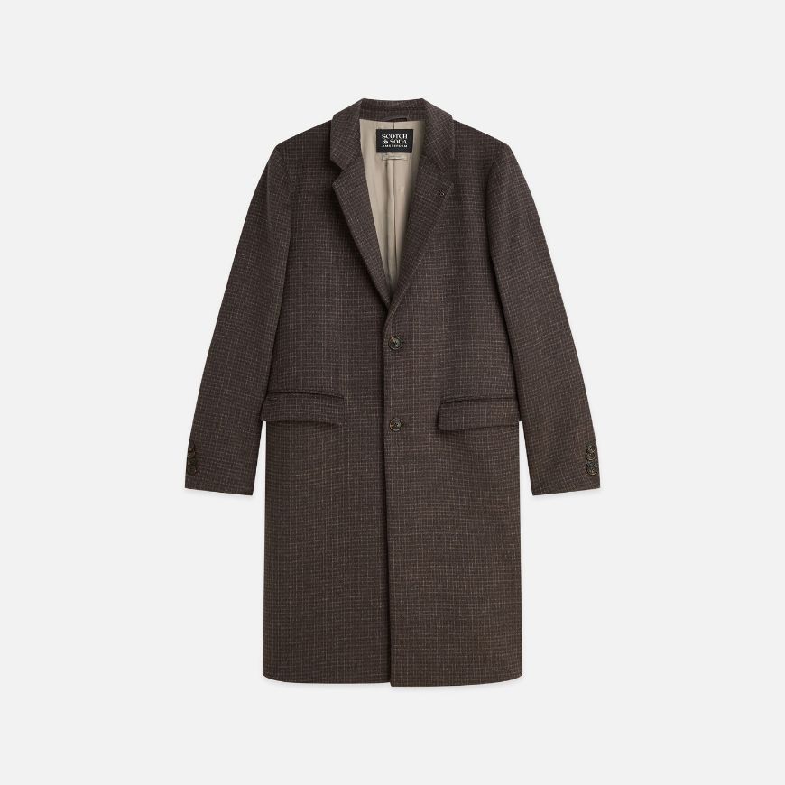 Снимка на SCOTCH&SODA МЪЖКО ПАЛТО CLASSIC WOOL - RAISIN
