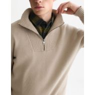 Снимка на SCOTCH&SODA МЪЖКИ ПУЛОВЕР TROYER ZIP WOOL-BLEND DROPPED SHOULDER - PURE CASHMERE 6