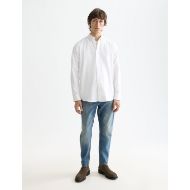 Снимка на SCOTCH&SODA МЪЖКА РИЗА CORE OXFORD SOLID WHITE 7