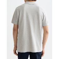 Picture of SCOTCH&SODA MEN'S CORE - LOGO PIQUE POLO GREY MELANGE 4