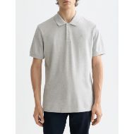 Picture of SCOTCH&SODA MEN'S CORE - LOGO PIQUE POLO GREY MELANGE 3