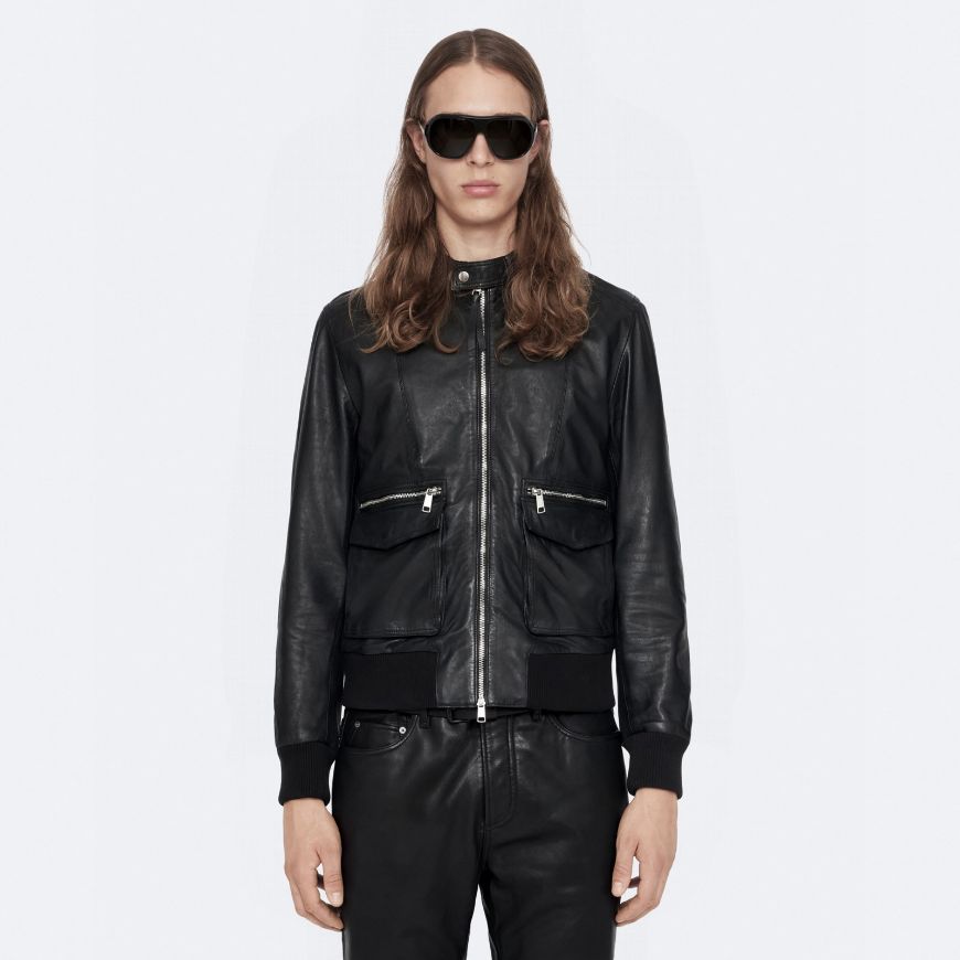 Picture of ALLSAINTS MEN'S HIRO BOMBER BLACK