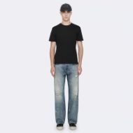 Picture of ALLSAINTS MEN'S HARRIS SHORT SLEEVE T-SHIRT JET BLACK 6
