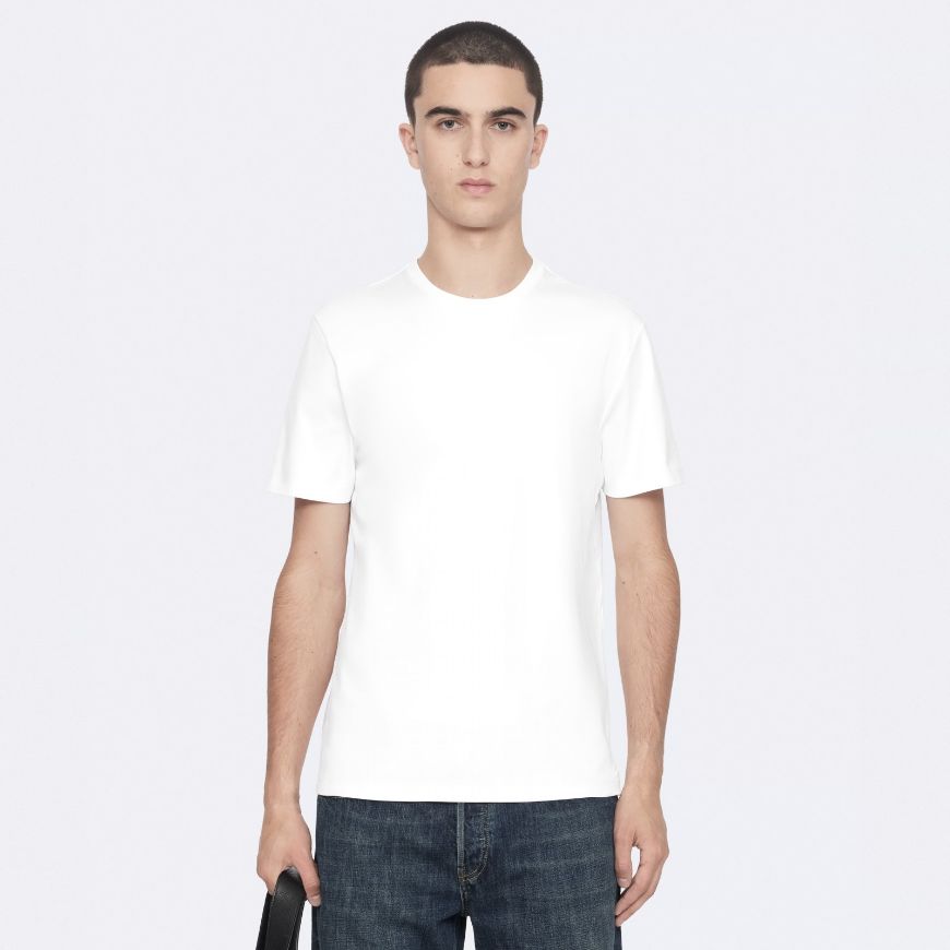 Picture of ALLSAINTS MEN'S HARRIS SHORT SLEEVE T-SHIRT OPTIC WHITE