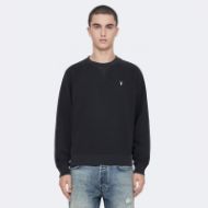 Picture of ALLSAINTS MEN'S HARLOW CREW WASHED BLACK 1