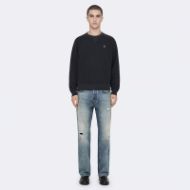 Picture of ALLSAINTS MEN'S HARLOW CREW WASHED BLACK 6