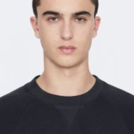 Picture of ALLSAINTS MEN'S HARLOW CREW WASHED BLACK 7