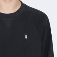 Picture of ALLSAINTS MEN'S HARLOW CREW WASHED BLACK 2