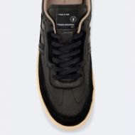 Снимка на ALLSAINTS MEN'S REGAN STRIPE CLASSIC BASKETBALL TRAINERS BLACK/CHALK WHITE 3