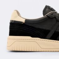 Снимка на ALLSAINTS MEN'S REGAN STRIPE CLASSIC BASKETBALL TRAINERS BLACK/CHALK WHITE 4