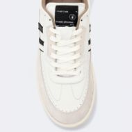 Снимка на ALLSAINTS MEN'S REGAN STRIPE CLASSIC BASKETBALL TRAINERS CHALK WHITE/WHITE 3
