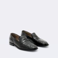 Снимка на ALLSAINTS WOMEN'S JULES HAND-STITCHED LEATHER LOAFERS BLACK 2