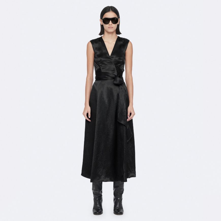Снимка на ALLSAINTS ДАМСКА РОКЛЯ JEANNE BLACK SHEEN