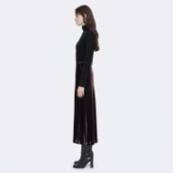 Снимка на ALLSAINTS ДАМСКА ПОЛА NALIA VELVET MIDI SKIRT AUBERGINE 4