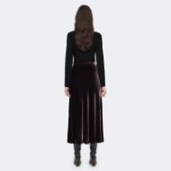 Снимка на ALLSAINTS ДАМСКА ПОЛА NALIA VELVET MIDI SKIRT AUBERGINE 5