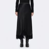 Снимка на ALLSAINTS ДАМСКА ПОЛА IRMA SILK-VISCOSE SKIRT BLACK 1