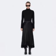 Снимка на ALLSAINTS ДАМСКА ПОЛА IRMA SILK-VISCOSE SKIRT BLACK 7
