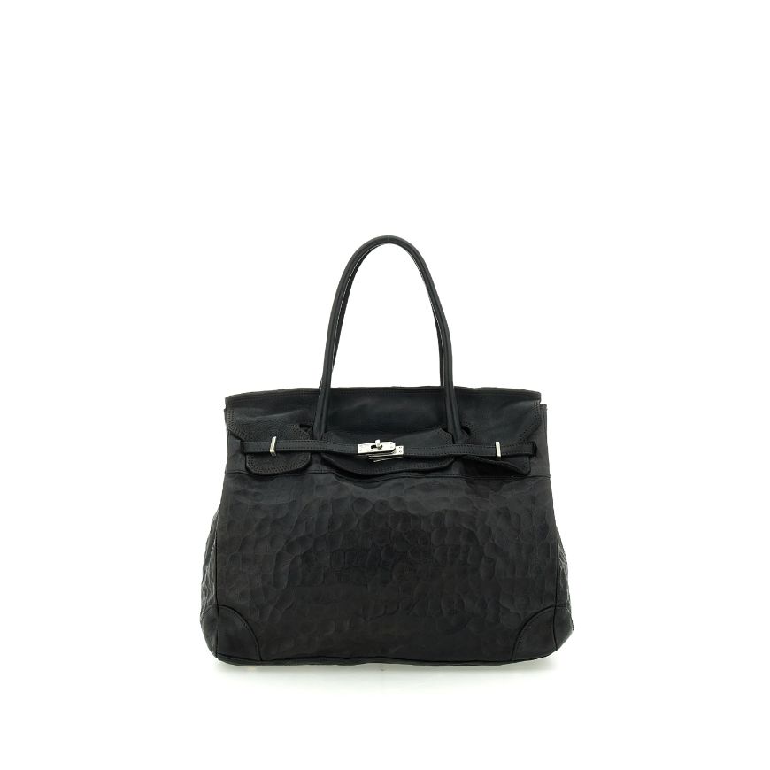 Снимка на CAMPOMAGGI МЪЖКА ЧАНТА SHOPPING LARICE COCCO PRINT BLACK