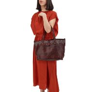 Снимка на CAMPOMAGGI ДАМСКА ЧАНТА LARGE SHOPPING BELLA DARK RED 7
