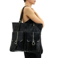 Снимка на CAMPOMAGGI ДАМСКА ЧАНТА SHOPPING CARRARA BLACK 4