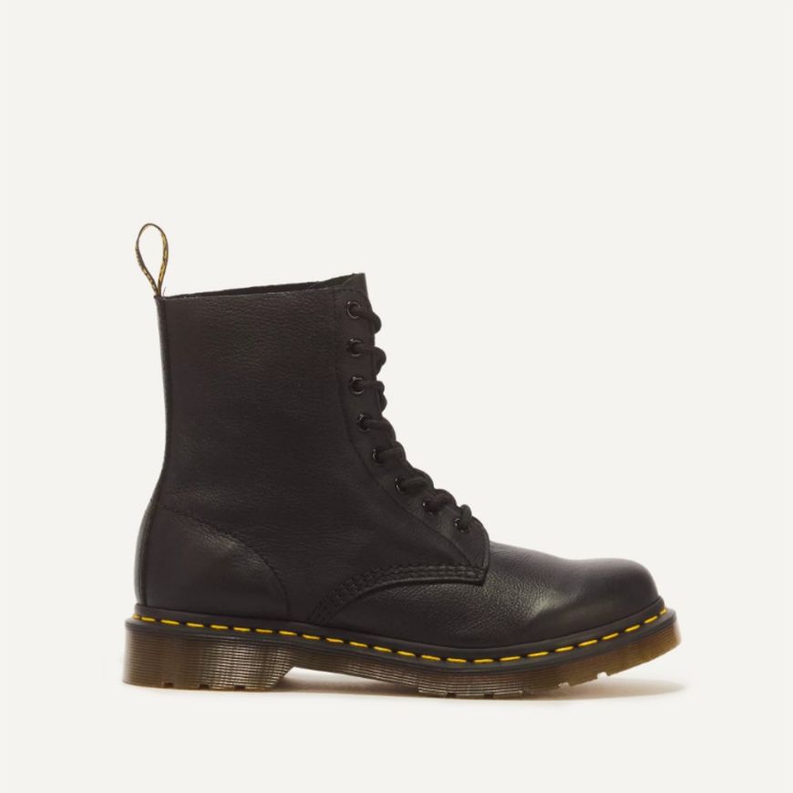 Снимка на DR. MARTENS ДАМСКИ ОБУВКИ 1460 PASCAL VIRGINIA LEATHER LACE UP BOOTS BLACK