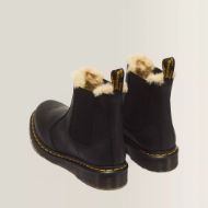 Снимка на DR. MARTENS ДАМСКИ ОБУВКИ 2976 LEONORE FAUX FUR LINED BURNISHED CHELSEA BOOTS BLACK 4