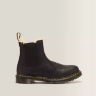 Снимка на DR. MARTENS ДАМСКИ ОБУВКИ 2976 LEONORE FAUX FUR LINED BURNISHED CHELSEA BOOTS BLACK 1