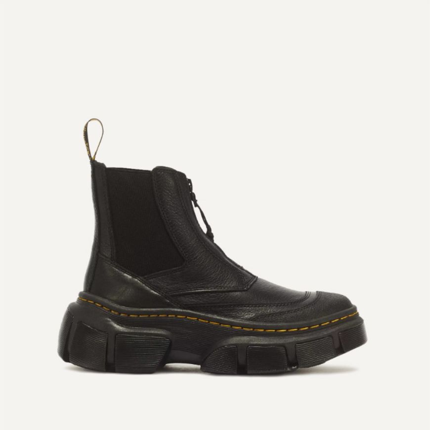 Снимка на DR. MARTENS ДАМСКИ ОБУВКИ DMXL ZIP CHELSEA LEATHER BOOTS LUNAR BLACK